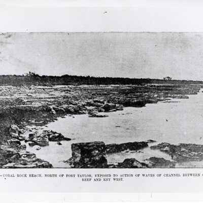 Coral Rock Beach North of Fort Zachary Taylor