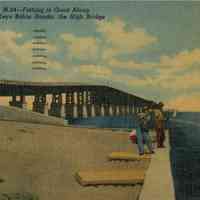          Fishing Is Good Along The Florida Keys Bahia Honday, the High Bridge; © Key West Art & Historical Society
   