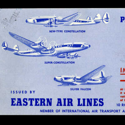 Passenger Ticket from Eastern Air Lines