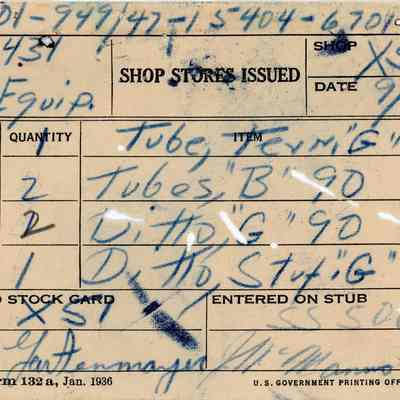 Shop Stores Issued Receipt