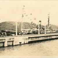 S.S. Advance Traveling the Panama Canal