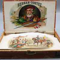          Hernan Cortez Cigar Box with Contents; © Key West Art & Historical Society
   