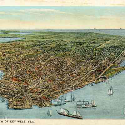 Bird's Eye View of Key West, Fla.