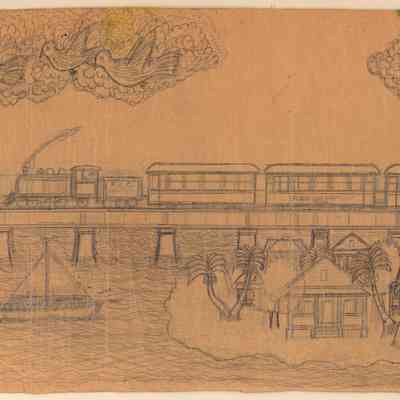 'The Train That Went To Sea' Cayo Paloma (Pigeon Key)