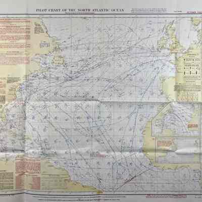 Pilot Chart of the North Atlantic Ocean