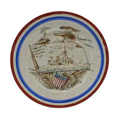 USS MAINE Commemorative Plate