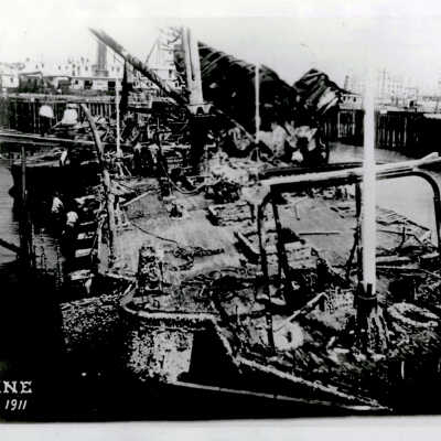 Refloating the U.S.S. MAINE