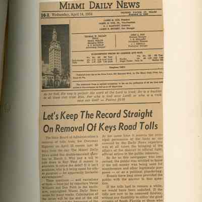 Overseas Railroad Scrapbook: © Key West Art & Historical Society