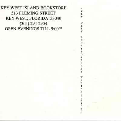 Key West Island Books postcard: © Key West Art & Historical Society