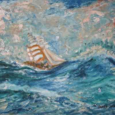 Square Rig Under Sail