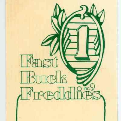 Fast Buck Freddie's Business Card