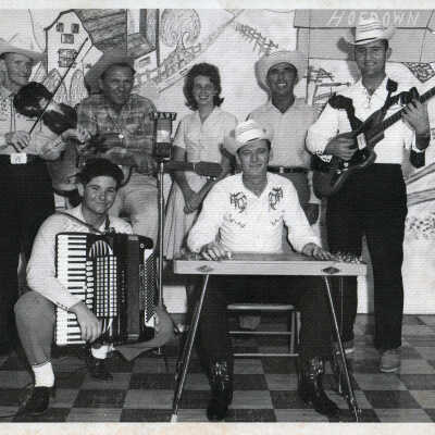 Hoedown Band at the WKWF Radio Station
