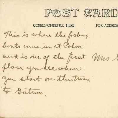 Docked Fishing Boats in Colon: © Key West Art & Historical Society