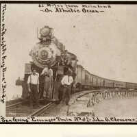 Florida East Coast Railway Train on Knights Key Bridge