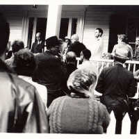 John H. Baker at Audubon House Dedication
