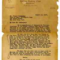 Belmar Fishing Club Letter