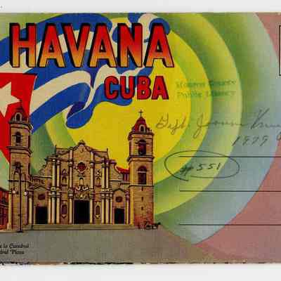 Souvenir Folder from Havana, Cuba