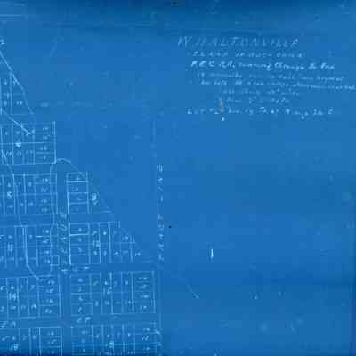 Whaltonville Plat Map