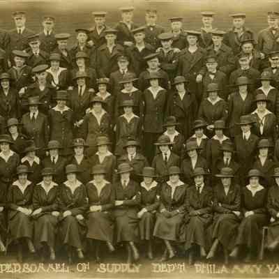 Enlisted Personnel of Supply Department at Philadelphia Navy Yard