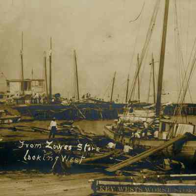 Hurricane Damage at Key West Waterfront