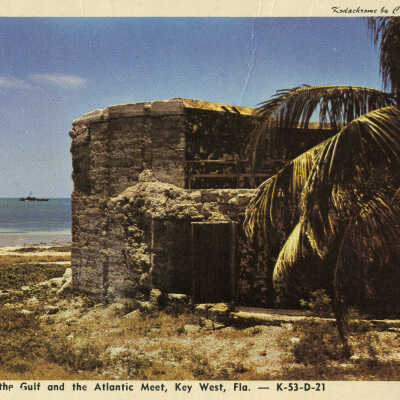 Where the Gulf and the Atlantic Meet, Key West, Fla.
