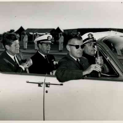 John F. Kennedy's Visits HAWK Missile Sites In Key West