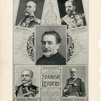 Spanish Military Leaders During the Spanish American War: © Key West Art & Historical Society