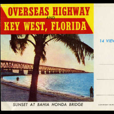 Souvenir Folder of Overseas Highway and Key West, Florida: © Key West Art & Historical Society