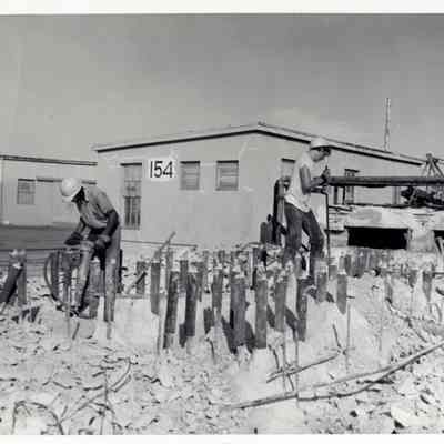 Construction Workers on Naval Station Key West
