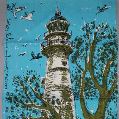 Key West Lighthouse Tea Towel