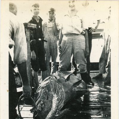 Teenagers with a Fish