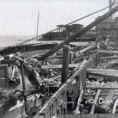 Hurricane Damage at Key West Waterfront