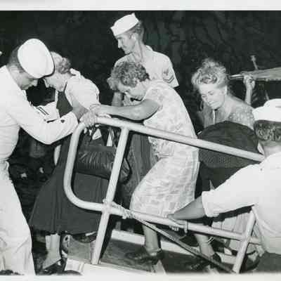 Disembarking During Mariel Boatlift