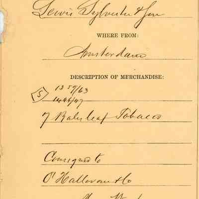 Customs Import Receipt: © Key West Art & Historical Society