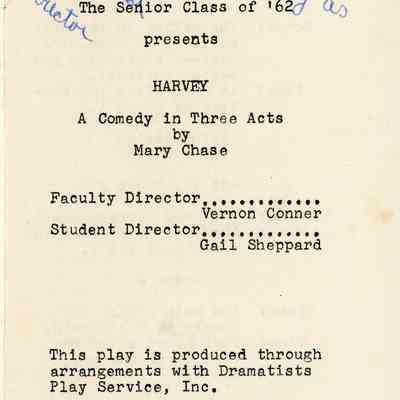 'Harvey' Program: © Key West Art & Historical Society