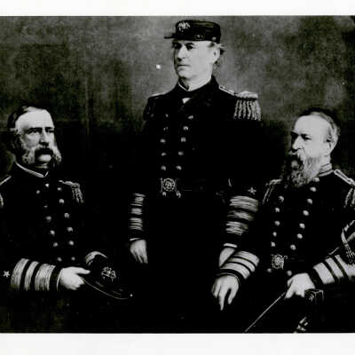 U.S. Naval Officers Dupont, Farragut and Porter