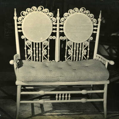 Wicker Settee