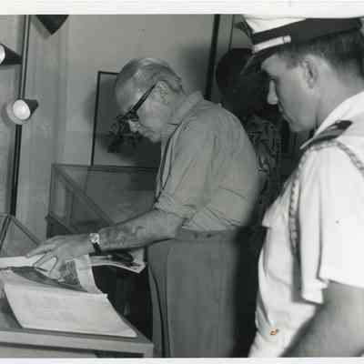 US Naval Officers Visit Audubon House