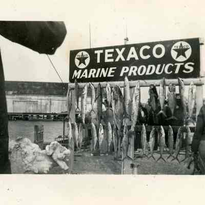 Texaco Marine Products Sign