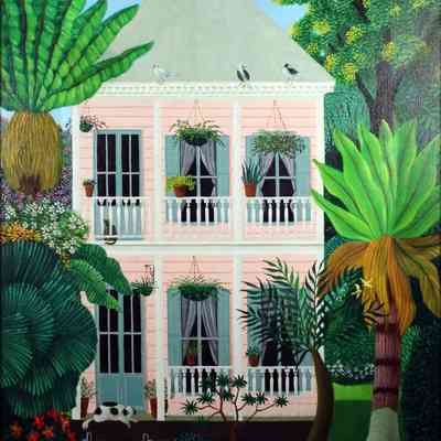 Siesta Time at the Pink House