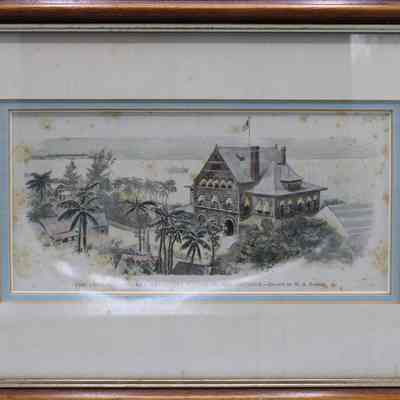 The Custom-House, Key West - Fort Taylor in the Distance