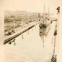 S.S. Allianca Traveling the Panama Canal