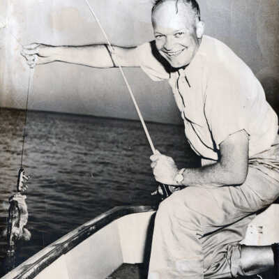 President Eisenhower Fishing