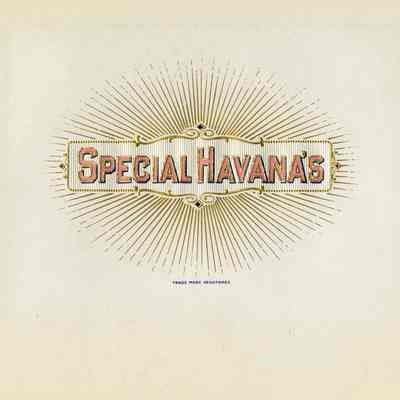 Special Havanas Cigar Label