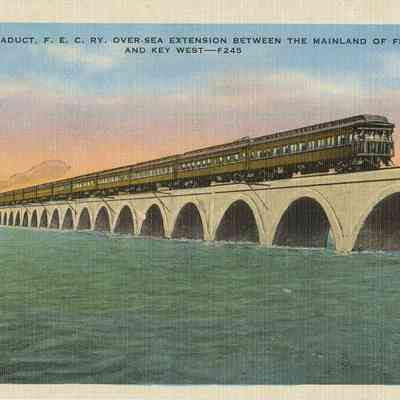 Long Key Viaduct Over-Sea Railway Extension