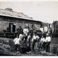Group of Boys After 1910 Hurricane