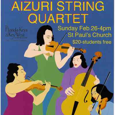Aizuri String Quartet Impromptu Classical Concerts Poster