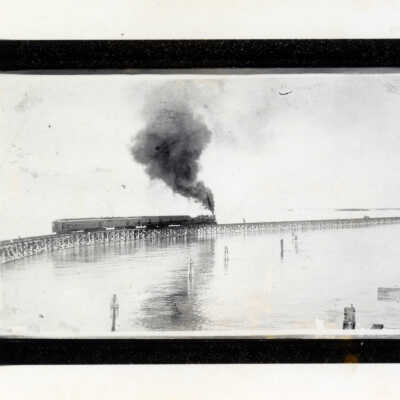 Florida East Coast Railway Train on Knights Key Bridge