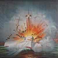 Explosion of the Battleship MAINE in Havana Harbor