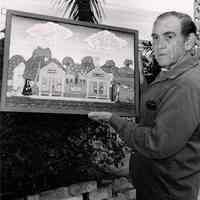 Mario Sanchez in his Studio Under the Trees